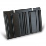 MariSource-black-front-isolation-panel-for-8-tray-system